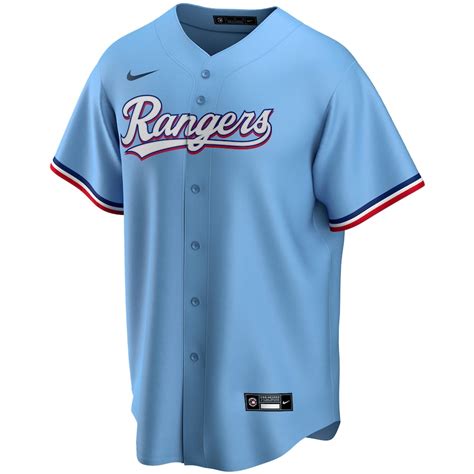 Youth Texas Rangers Nike Light Blue Alternate Replica Team Jersey